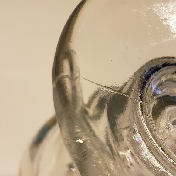 SET of 5 Irish Coffee Clear Glasses with logo Handle 2" Stem - Picture 14 of 14